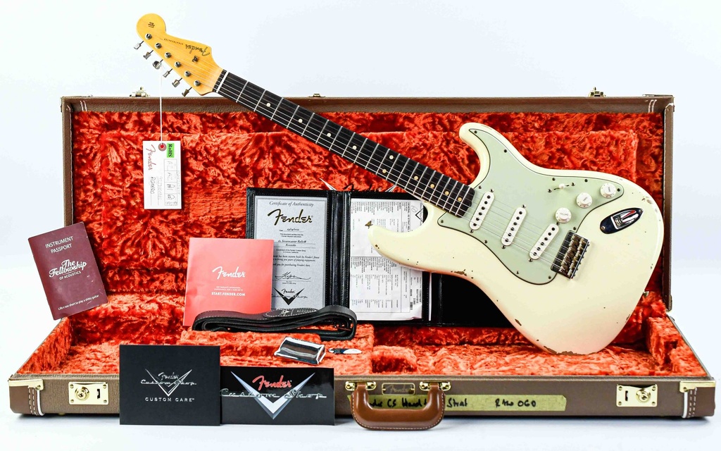 Fender Custom Shop '62 Stratocaster Hardtail Vintage White